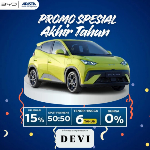 Promo AKhir Tahun BYD Atto 1