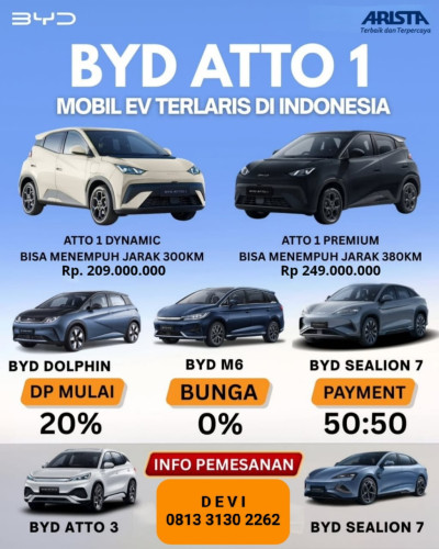 Pricelist BYD Sidoarjo Akhir Tahun